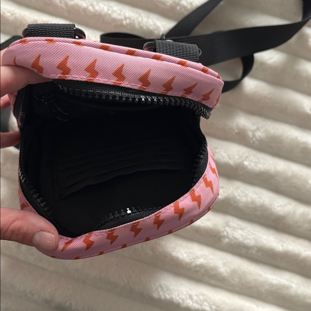 Pink and Orange Lightning Bolt Belt Bag - Picture 3 of 4